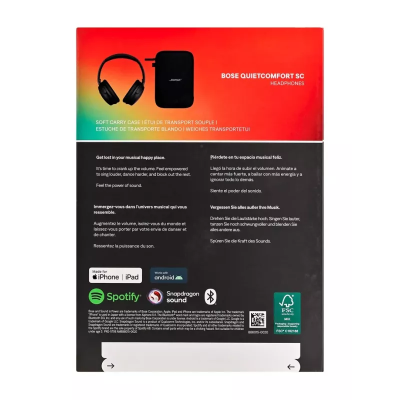 Bose QuietComfort SC – koptelefoon met ruisonderdrukkingstechnologie
