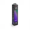 Gaming-muispad SAVIO Super Speed L Prism Edition — 700×300×3 mm, paars, gestikte randen, antislip onderkant