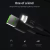 Lightning-naar-USB-A-kabel Green Cell KABGC12, 2 m, Lightning – USB A, zwart