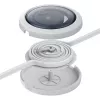 Sneloplaadkabel 3in1 Baseus Free2Draw USB-C naar USB-C/Lightning/Micro 100W, 1,1m (wit)
