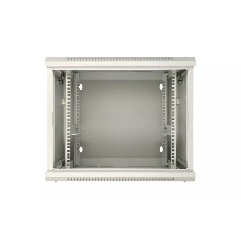 Extralink rackkast 9U 600x600 AZH grijs wandgemonteerd, kantelbaar