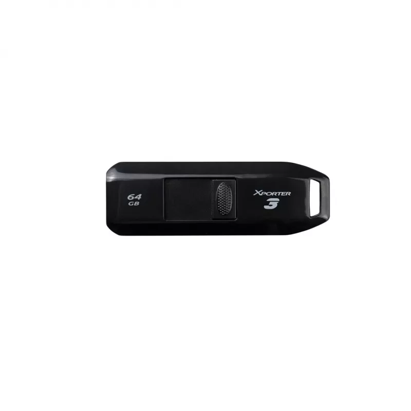 USB-flashdrive PATRIOT Xporter 64 GB USB Type-A 3.2 Gen 1 (schuif, zwart, 80 MB/s)