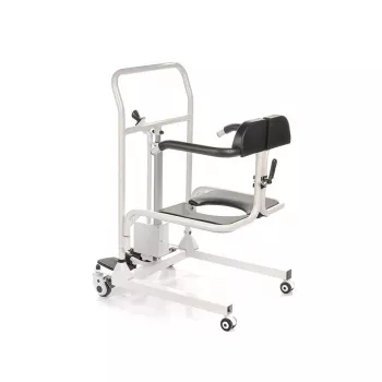 Sanitair rolstoel MDH BMW02 — lichte, opvouwbare sanitairstoel voor volwassenen, draagbaar frame