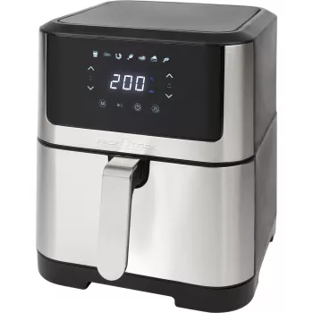 ProfiCook PC-FR 1269 H friteuse, enkel, 8 l, vrijstaand model, 1800 W, heteluchtfriteuse, zwart, rvs