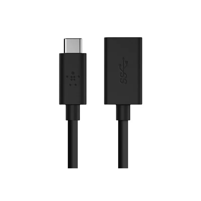 Belkin USB 3.0 USB-C-naar-USB-A-adapter, 5 Gbps, zwart