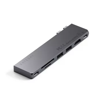 Satechi Type-C Pro Hub slank - Space Gray