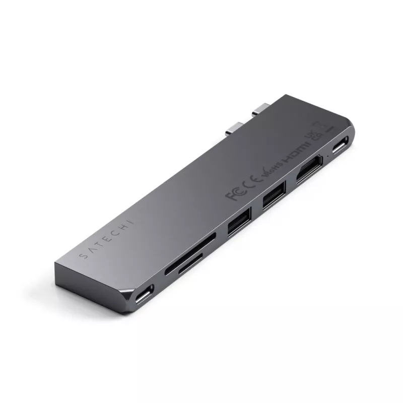 Satechi Type-C Pro Hub slank - Space Gray