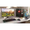 Bedrade verwarmde gaming-muis ActiveJet AMY-W390 — dubbelhandig, optisch 2000 DPI, USB Type-A, 4 knoppen, zwart