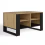 Salontafel top e shop Topeshop STOLIK KAWOWY ŁAWA MODERN 4P Dąb Artisan Czern