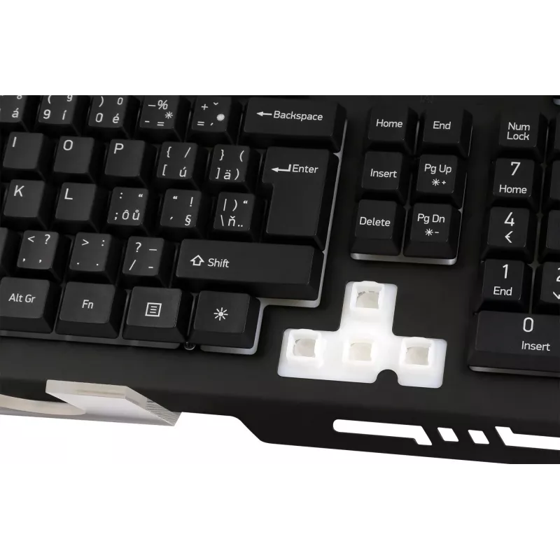 Toetsenbord YKB 3200 SHADOW metal, LED