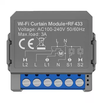 Smart gordijnmodule Avatto CSM16-RF-1 met Wi-Fi en RF-bediening