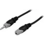 Audiokabel Deltaco MM-164 15m 3,5 mm zwart grijs
