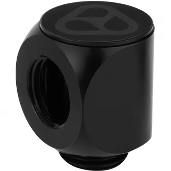 Thermal Grizzly DeltaMate Rotary 90° – waterkoelingsaansluiting, zwart, 1 st. (TG-DM-FIT-0003)