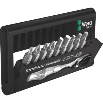 Schroevendraaier-bitset Wera 05073645001 9 stuks