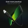 Lightning-naar-USB-A-kabel Green Cell KABGC12, 2 m, Lightning – USB A, zwart