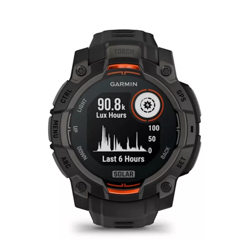 Garmin Instinct® 3 – 45 mm, solarhorloge zwart