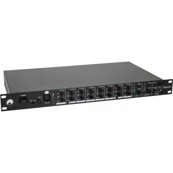 DJ/PA-mengpaneel Omnitronic EM-280 — 8-kanaals mengpaneel met USB-ingang en basisfuncties