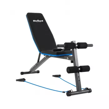 Verstelbare trainingsbank Rebel RBA-2003 met beenfixatie en weerstandsbanden