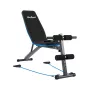 Verstelbare trainingsbank Rebel RBA-2003 met beenfixatie en weerstandsbanden