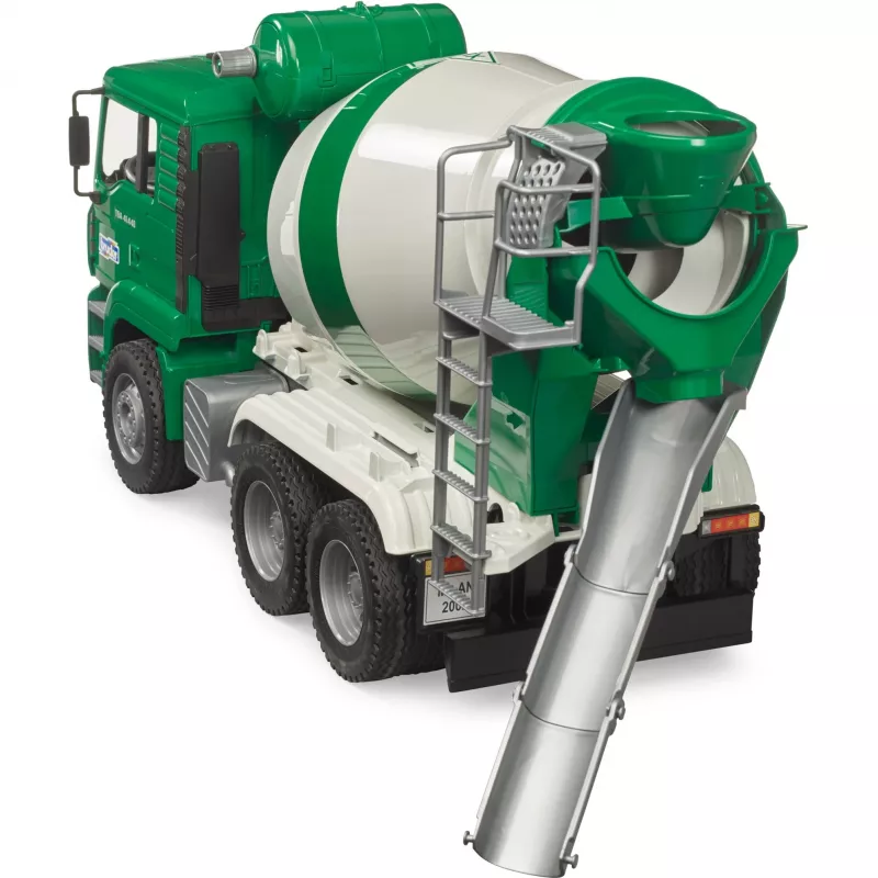 MAN TGA betonmixer wit en groen BRUDER