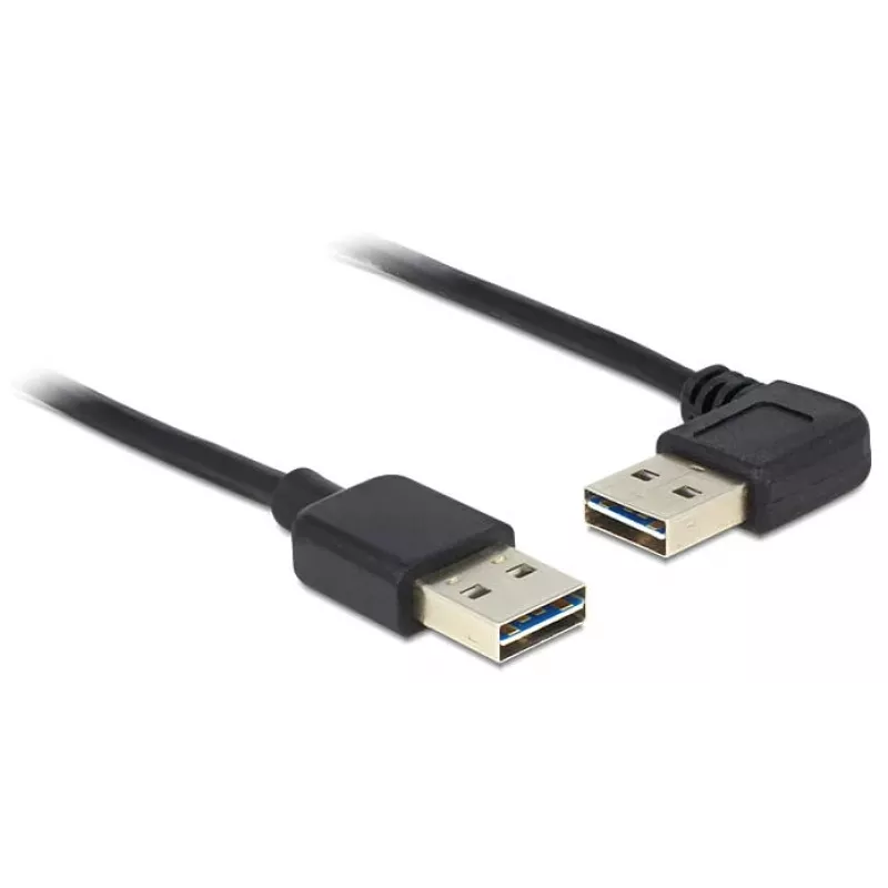 USB-kabel DeLOCK 5m USB 2.0 A m/m 90°