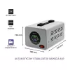 Qoltec 50724 automatische spanningsstabilisator AVR 2000VA