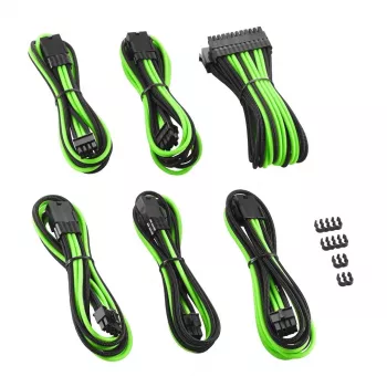 Interne stroomkabel CableMod CM-PCAB-BKIT-NKKLG-3PK-R zwart groen