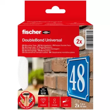 GOW montageband multipack, 2 rollen, plakband transparant, 3 m x 19 mm