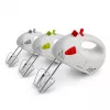 Handmixer ESPERANZA EKM007G — 150 W, 7 snelheden, gardes, ergonomische greep, 1,1 m kabel, groen/wit