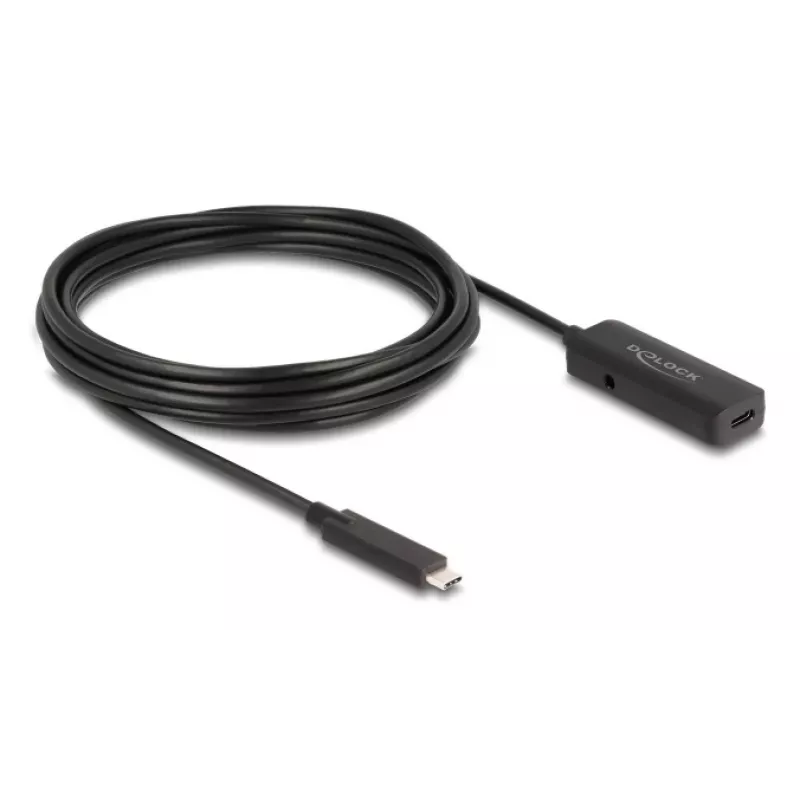 USB-kabel DeLOCK 80028 5 m USB-C zwart