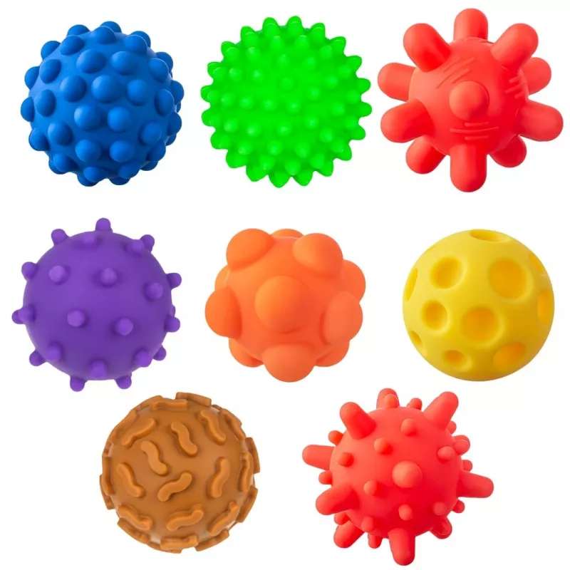 Sensorische ballen zonder gaten TULLO 8 stuks