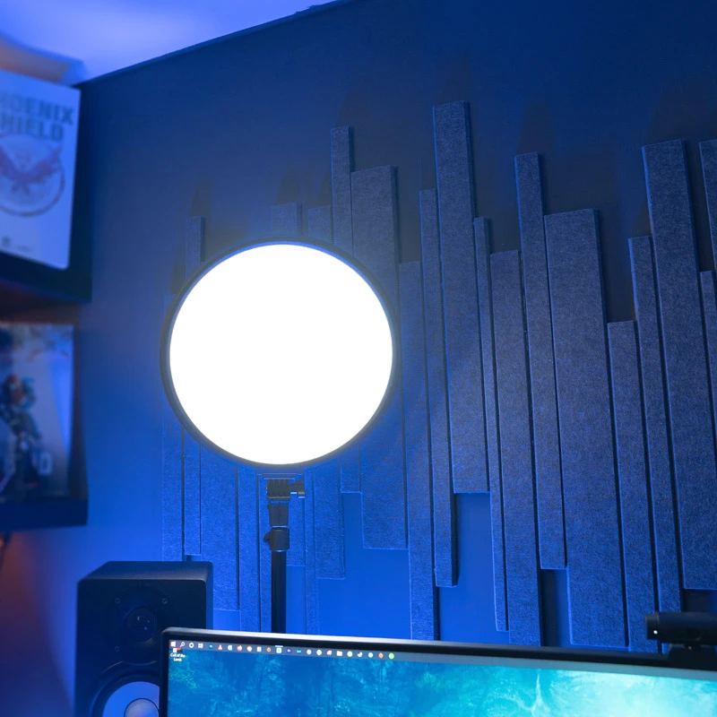 Streamplify GLOW LIGHT 14 softlight, EU-netkabel - zwart