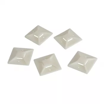 LogiLink kabelbinderhouders, 40 x 40 mm plakvoet voor kabelbinders, kabelbinderopname: 14,3 x 2,7 - 1 stuk (KAB0045)