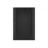 Wandmontage-rackkast LANBERG WF01-6618-10B, 18U, 600×600×907 mm, zwart, 60 kg