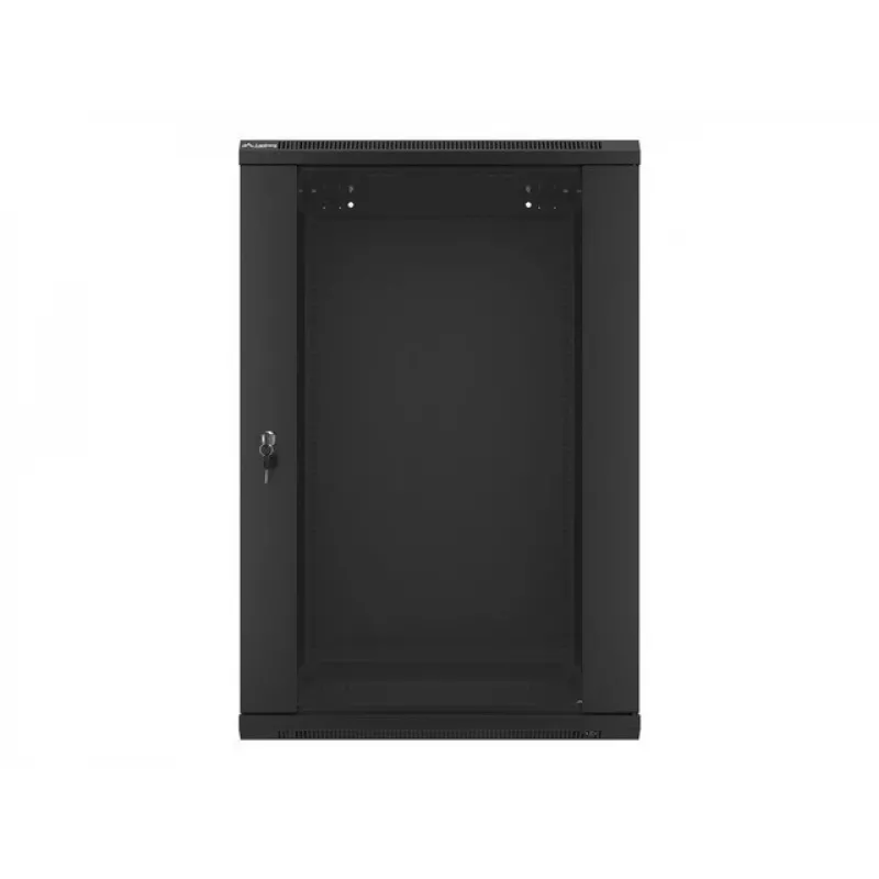 Wandmontage-rackkast LANBERG WF01-6618-10B, 18U, 600×600×907 mm, zwart, 60 kg