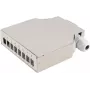Glasvezel-verdeelbox ShiverPeaks 07-65011 — 8-poorts metaal DIN-rail, grijs