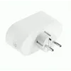 Tellur WiFi AC dubbel stopcontact, energieverbruikmeting, 16A, 2400W