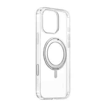 Magnetische hoes Baseus SkyRing 360° voor iPhone 16 Pro – transparant, magnetische ring 360°