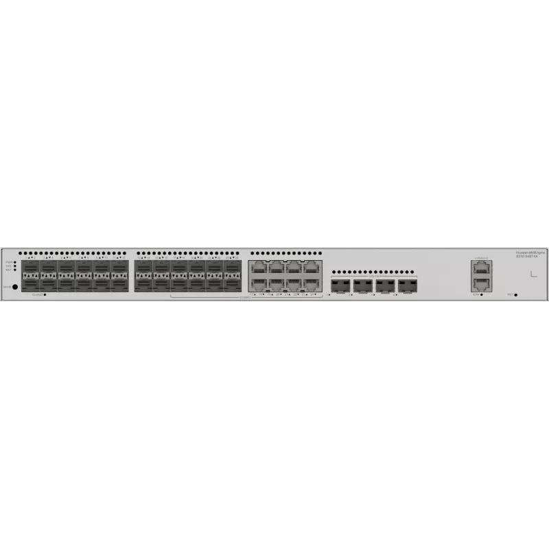 Huawei S310-24ST4X optische switch, 8x combo ETH, 4x SFP+ 24x SFP (8x combo ETH), 4x SFP+