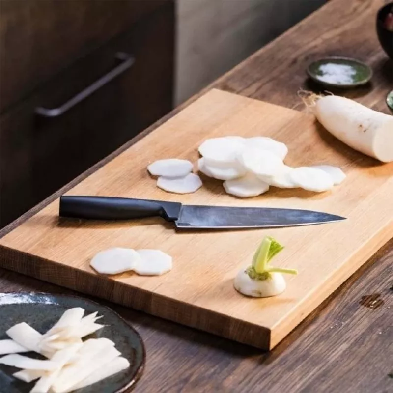 Fiskars 1051747 keukenmes roestvrij staal 1 stuk kokmes