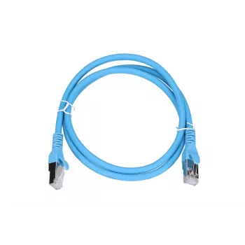 Extralink LAN patchkabel Cat.6A RJ-45 Cat6a 1 m blauw