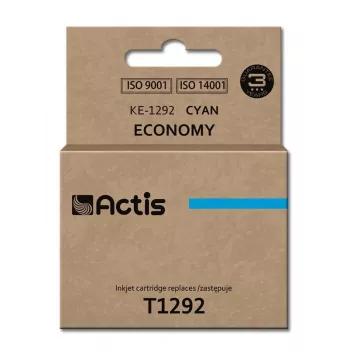 Inktpatroon ACTIS KE-1292 cyaan compatibel met Epson, kleurstofinkt 15 ml, standaardopbrengst, verpakking van 1 stuk