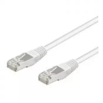 Wentronic Goobay CAT 5e patchkabel, SF/UTP, wit, 0,5 m - CCA koper-mix (93478)