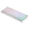 SAVIO PHENIX WHITE draadloos mechanisch toetsenbord, Gateron Red Pro, ABS