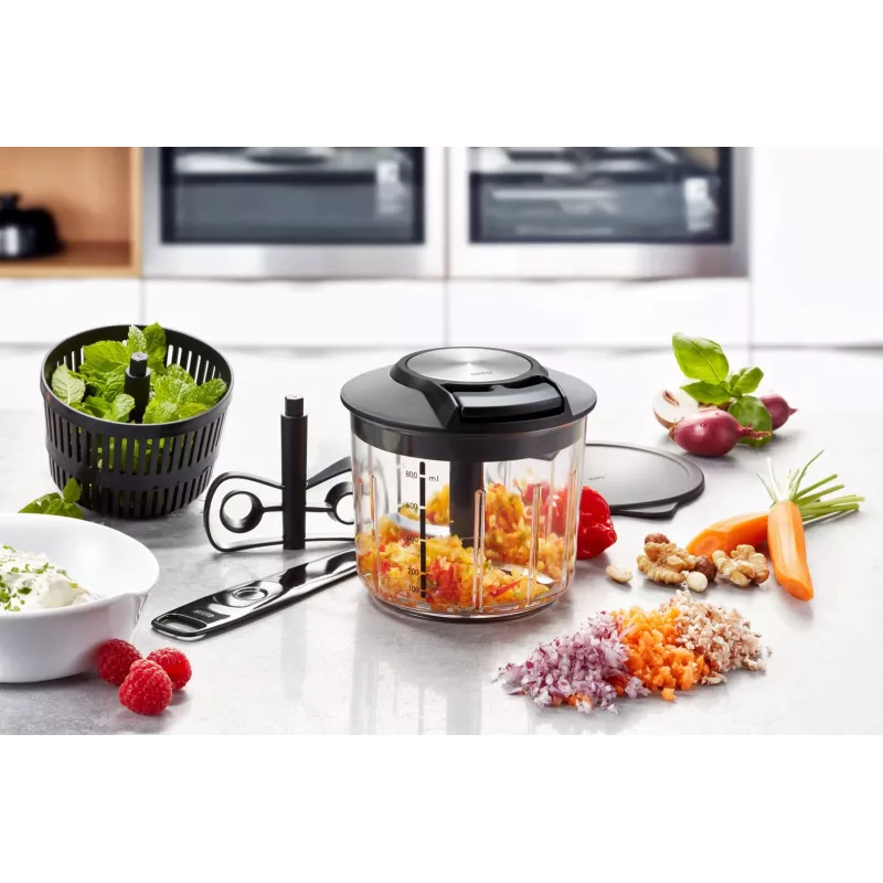 Handmatige voedselhakker GEFU SPEEDWING G-13600 - multihakker met trekkoord