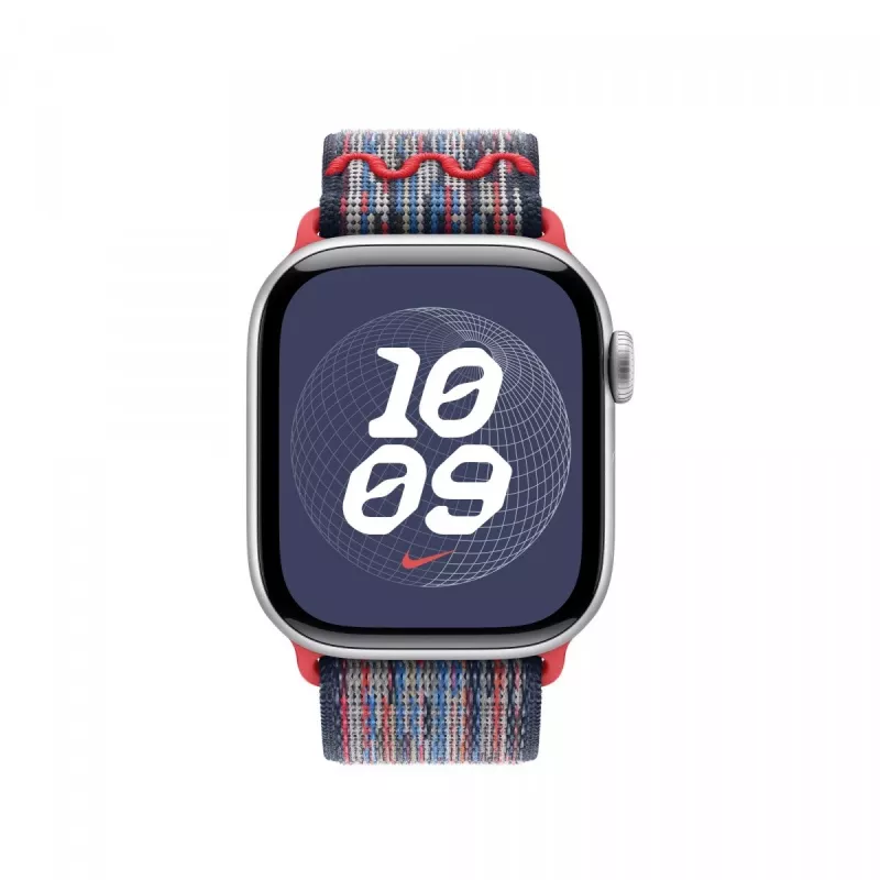 40 mm blauw/rood Nike Sport Loop