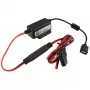 Oplader voor mobiele apparaten RAM Mounts RAM-GDS-CHARGE-V7B1U — USB-oplader voor binnen, 10–30 V ingang, 9 V max. uitgang, 2,5 A, 1,2 m kabel, zwart/rood