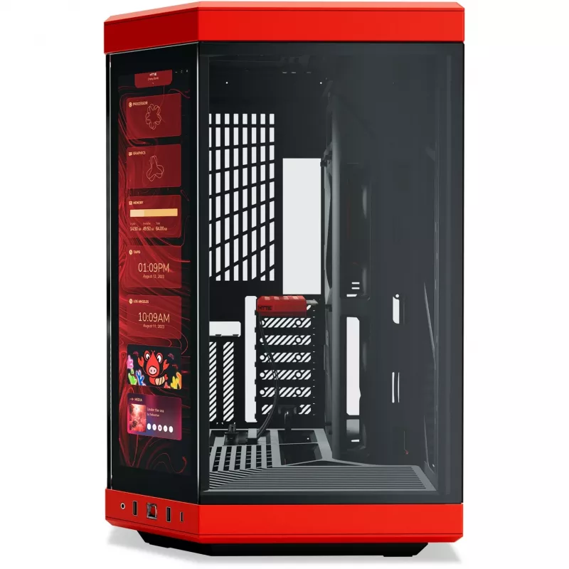 HYTE Y70 Touch Infinite Midi Tower zwart, kerskleur