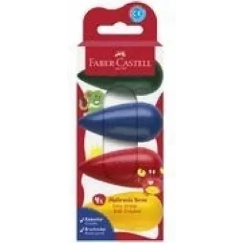 Schrijfkrijt Faber-Castell 120408 blauw groen rood geel 4 stk.
