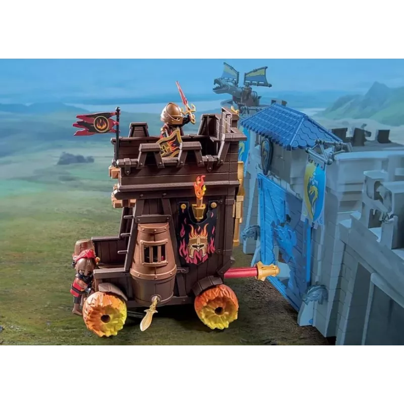 Figurenset Novelmore 71643 strijdwagen met vuurkanon